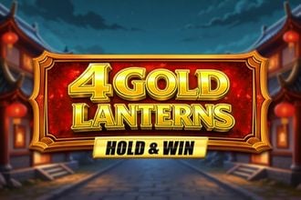 4 Gold Lanterns Hold & Win